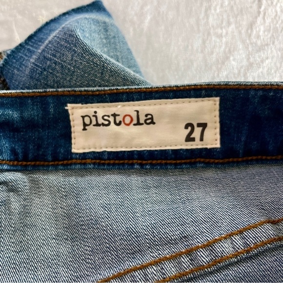 Pistola Denim Blue Mini Skirt - Picture 4 of 7